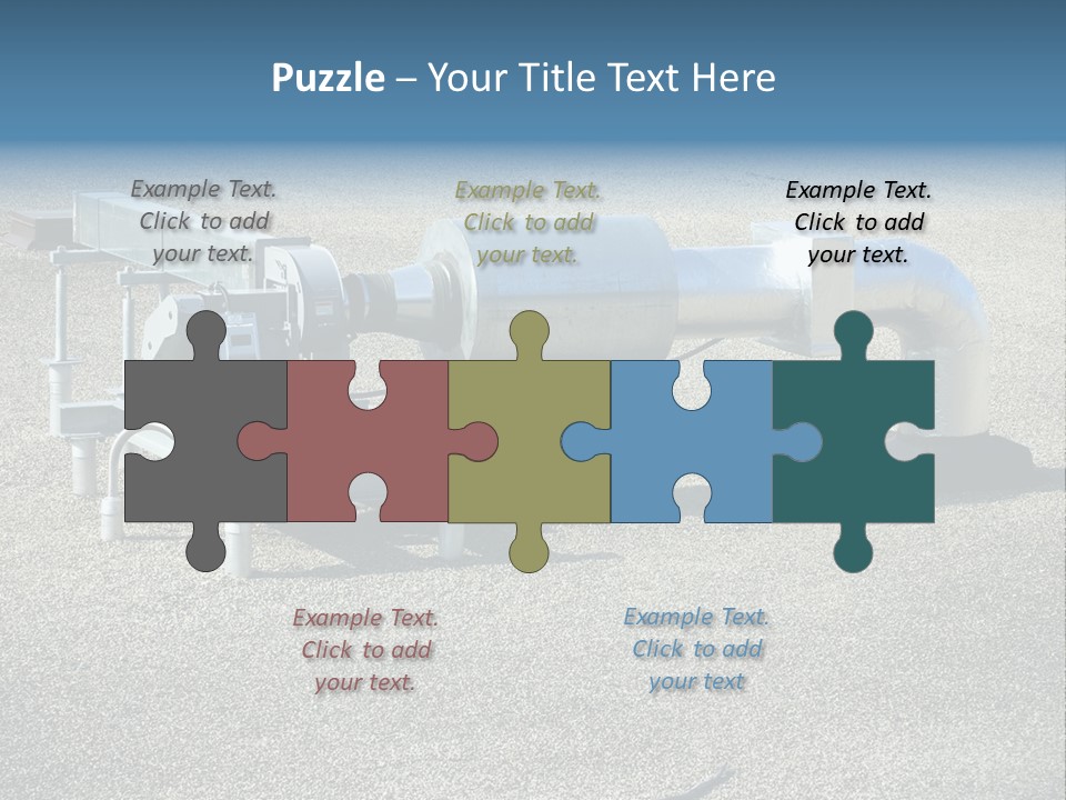 A Large Metal Object Sitting In The Middle Of A Field PowerPoint Template