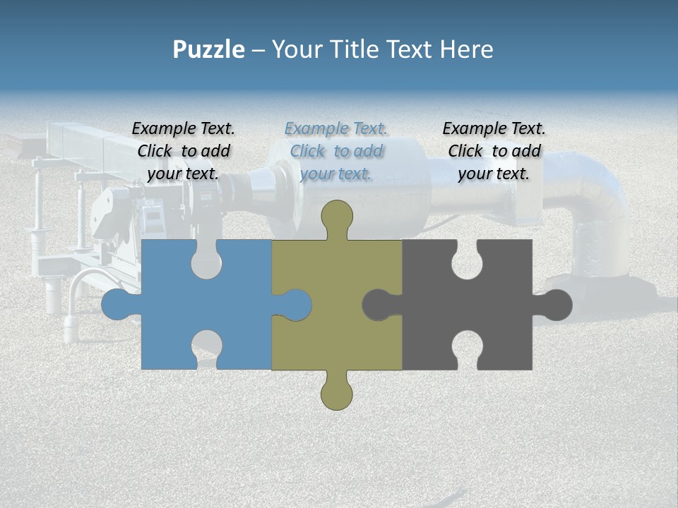 A Large Metal Object Sitting In The Middle Of A Field PowerPoint Template