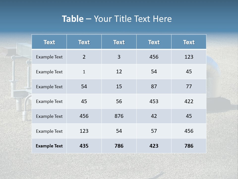 A Large Metal Object Sitting In The Middle Of A Field PowerPoint Template