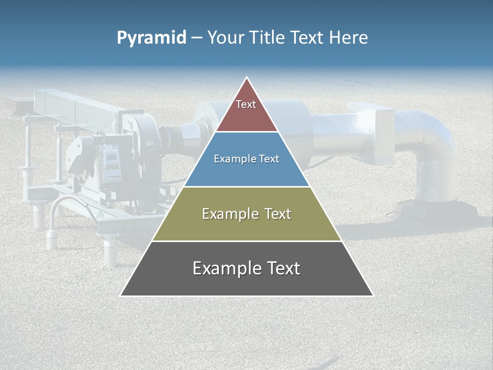A Large Metal Object Sitting In The Middle Of A Field PowerPoint Template