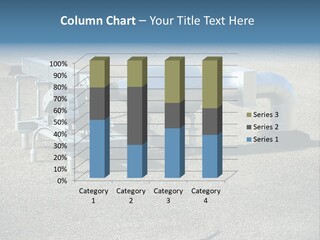 A Large Metal Object Sitting In The Middle Of A Field PowerPoint Template