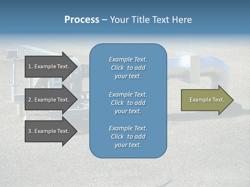 A Large Metal Object Sitting In The Middle Of A Field PowerPoint Template