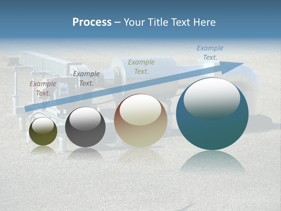 A Large Metal Object Sitting In The Middle Of A Field PowerPoint Template