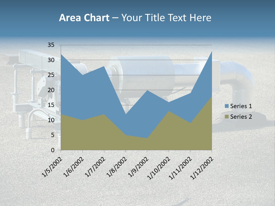 A Large Metal Object Sitting In The Middle Of A Field PowerPoint Template