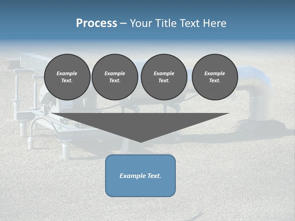 A Large Metal Object Sitting In The Middle Of A Field PowerPoint Template