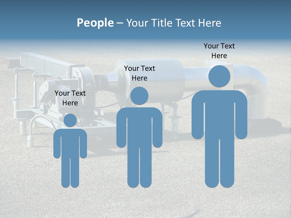 A Large Metal Object Sitting In The Middle Of A Field PowerPoint Template