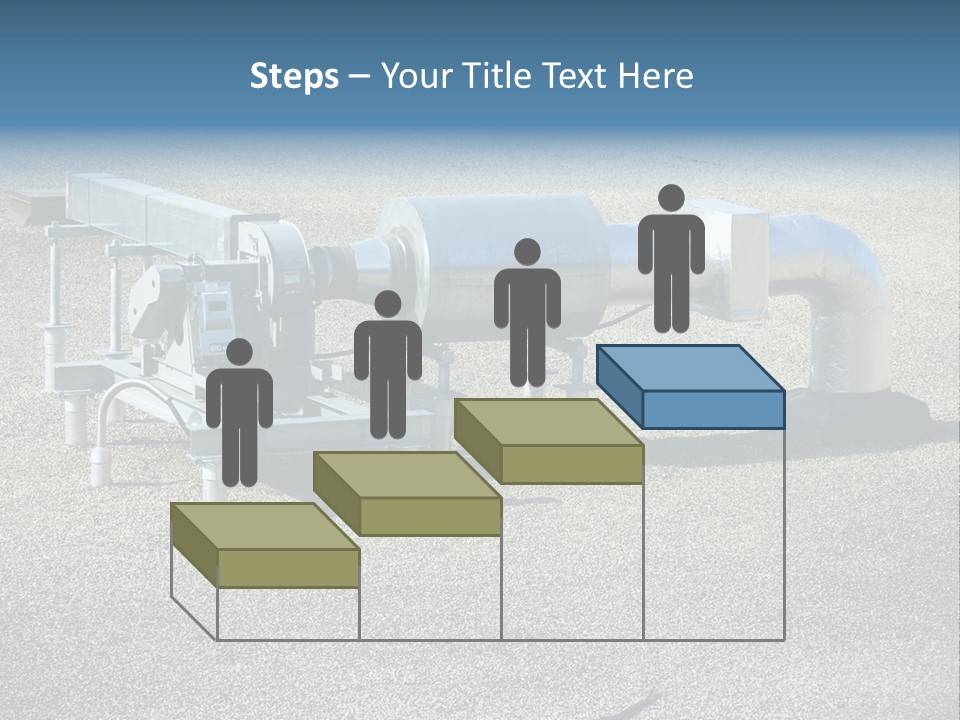A Large Metal Object Sitting In The Middle Of A Field PowerPoint Template