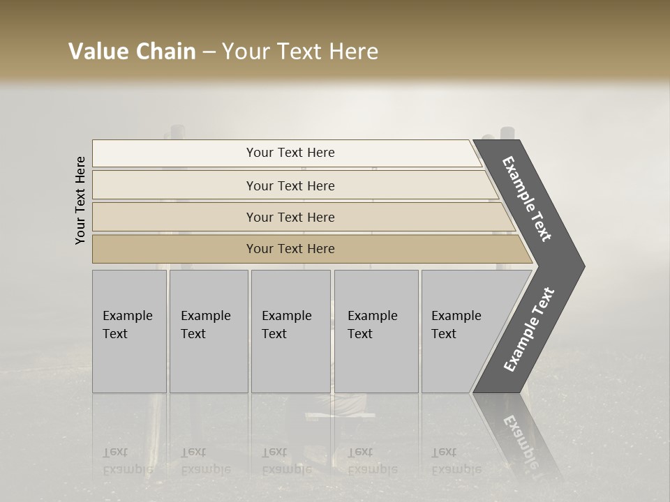 A Person Sitting On A Swing In A Field PowerPoint Template