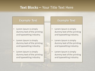 A Person Sitting On A Swing In A Field PowerPoint Template