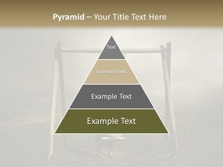 A Person Sitting On A Swing In A Field PowerPoint Template