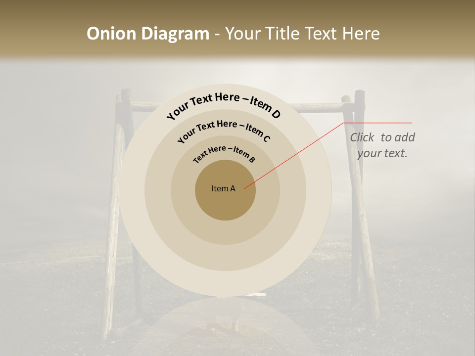 A Person Sitting On A Swing In A Field PowerPoint Template