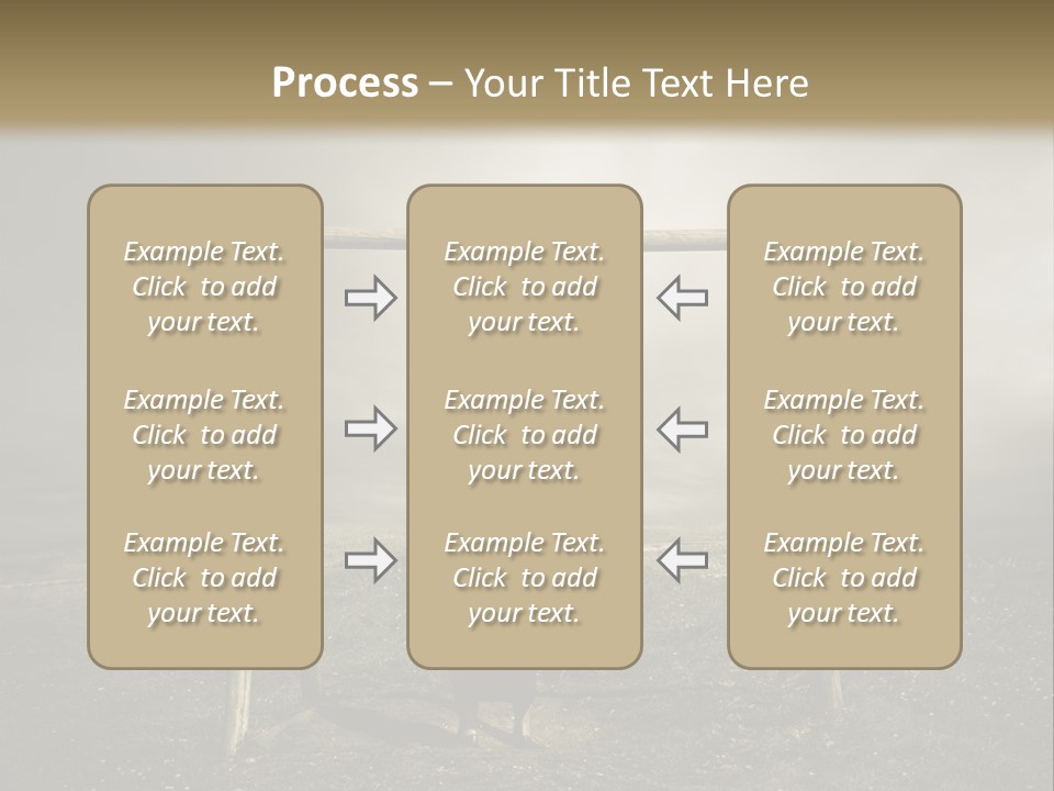 A Person Sitting On A Swing In A Field PowerPoint Template