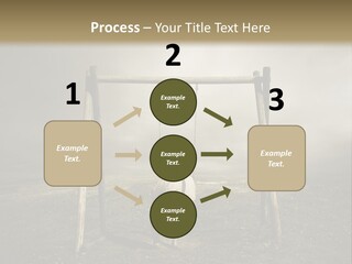 A Person Sitting On A Swing In A Field PowerPoint Template
