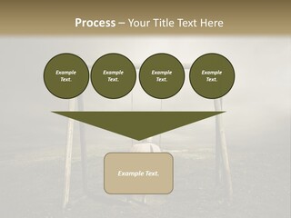 A Person Sitting On A Swing In A Field PowerPoint Template