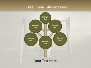 A Person Sitting On A Swing In A Field PowerPoint Template