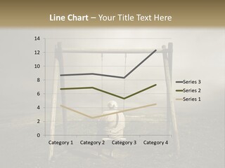 A Person Sitting On A Swing In A Field PowerPoint Template