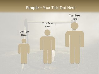 A Person Sitting On A Swing In A Field PowerPoint Template