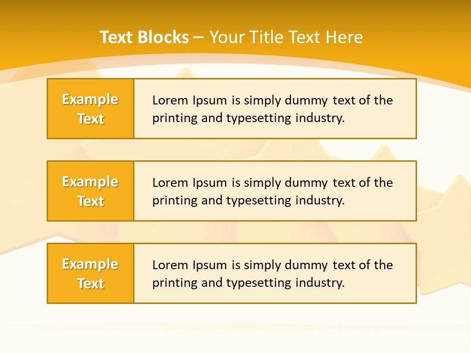 Five Yellow Stars On A White Background PowerPoint Template