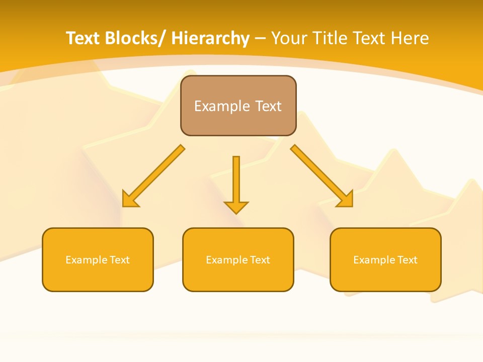 Five Yellow Stars On A White Background PowerPoint Template