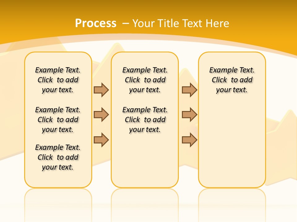 Five Yellow Stars On A White Background PowerPoint Template