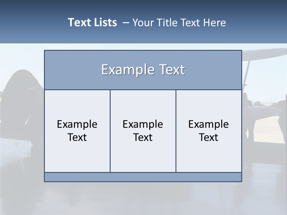 A Small Yellow Airplane Sitting On Top Of An Airport Tarmac PowerPoint Template