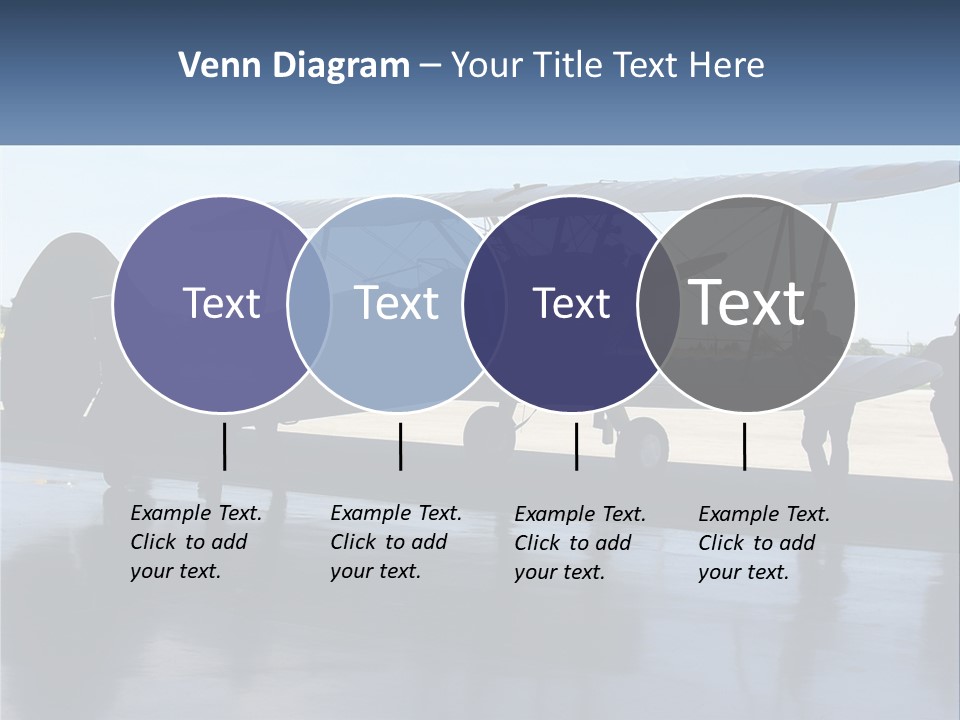 A Small Yellow Airplane Sitting On Top Of An Airport Tarmac PowerPoint Template
