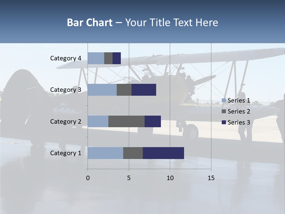 A Small Yellow Airplane Sitting On Top Of An Airport Tarmac PowerPoint Template