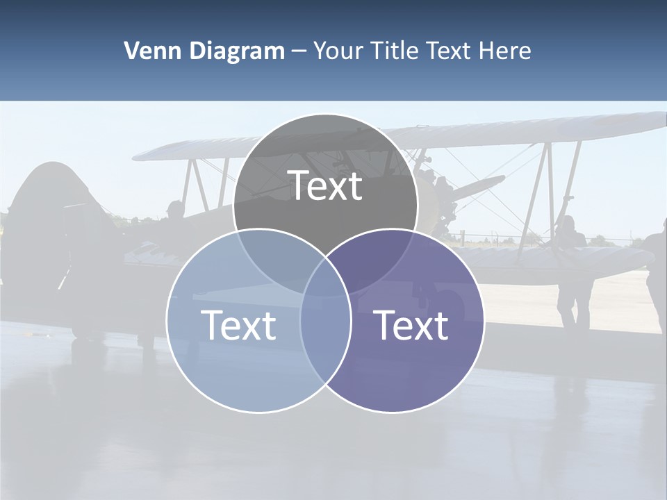 A Small Yellow Airplane Sitting On Top Of An Airport Tarmac PowerPoint Template