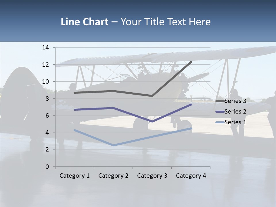 A Small Yellow Airplane Sitting On Top Of An Airport Tarmac PowerPoint Template