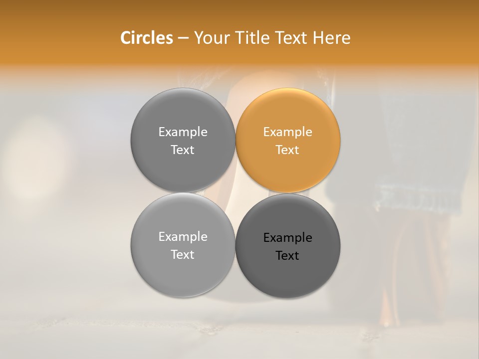 A Woman's Feet In High Heels Powerpoint Template PowerPoint Template