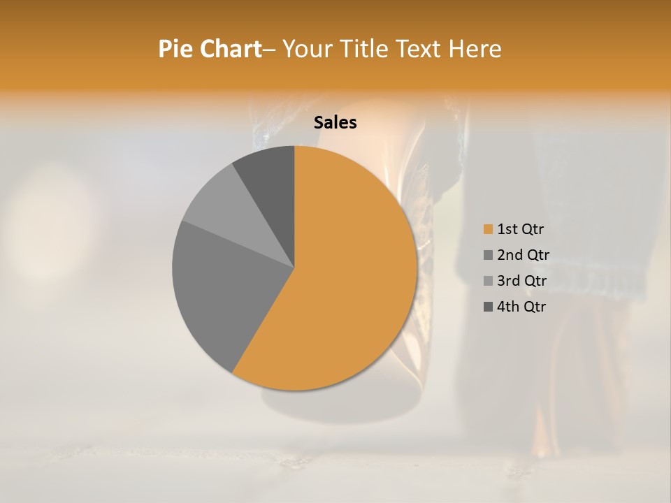 A Woman's Feet In High Heels Powerpoint Template PowerPoint Template