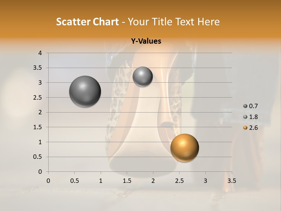 A Woman's Feet In High Heels Powerpoint Template PowerPoint Template