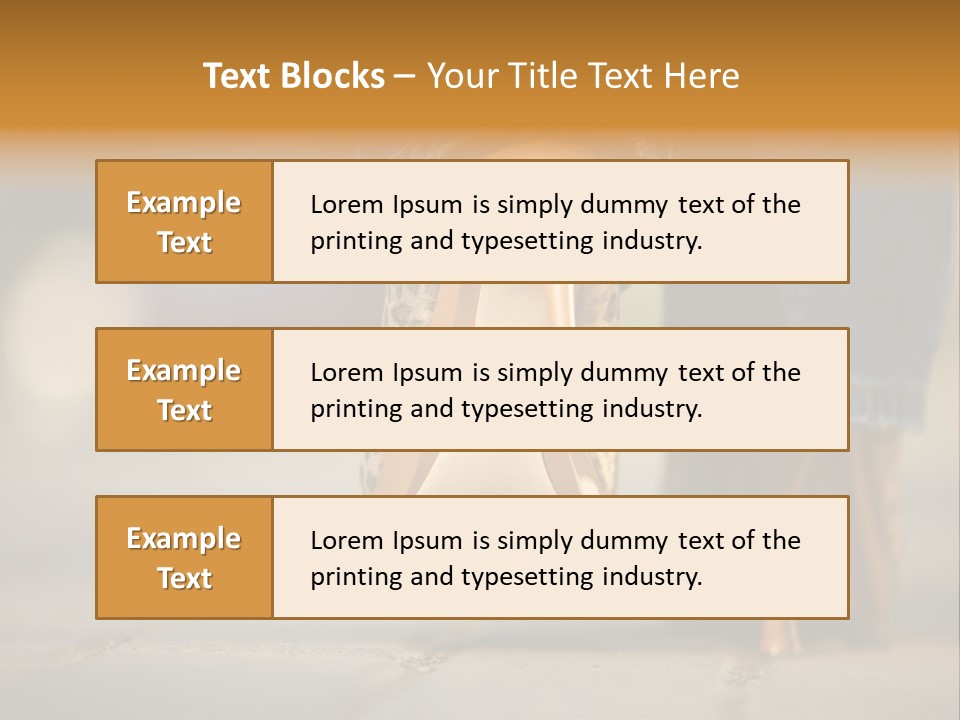 A Woman's Feet In High Heels Powerpoint Template PowerPoint Template