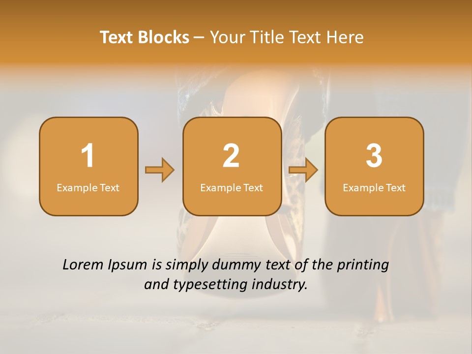 A Woman's Feet In High Heels Powerpoint Template PowerPoint Template