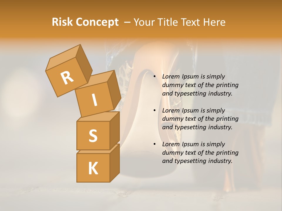 A Woman's Feet In High Heels Powerpoint Template PowerPoint Template