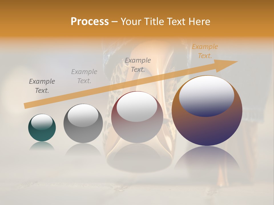 A Woman's Feet In High Heels Powerpoint Template PowerPoint Template