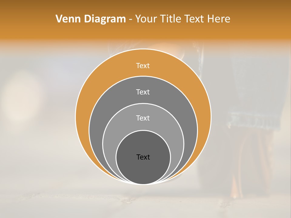 A Woman's Feet In High Heels Powerpoint Template PowerPoint Template