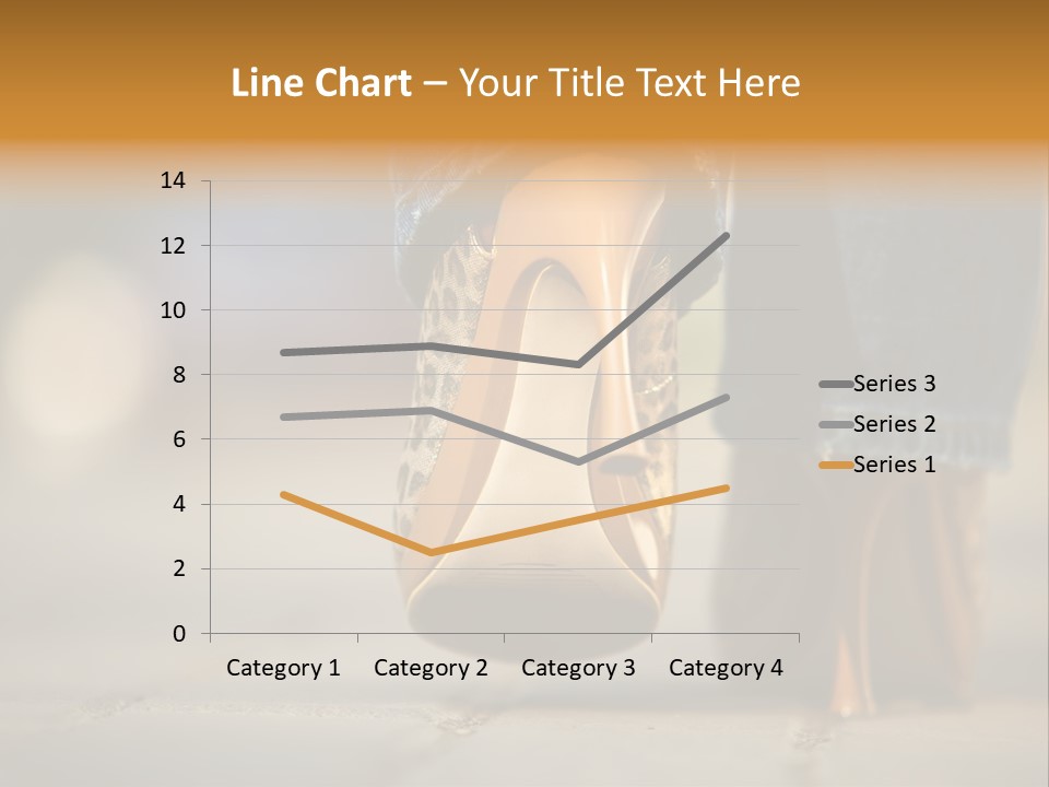 A Woman's Feet In High Heels Powerpoint Template PowerPoint Template