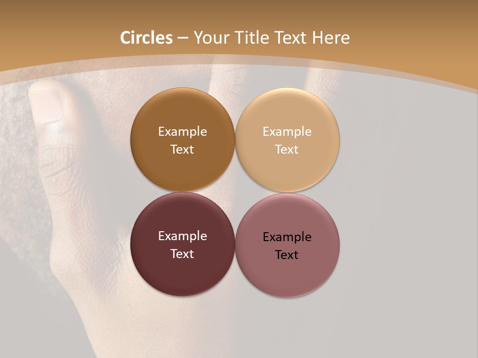 A Man With His Hands On His Face PowerPoint Template