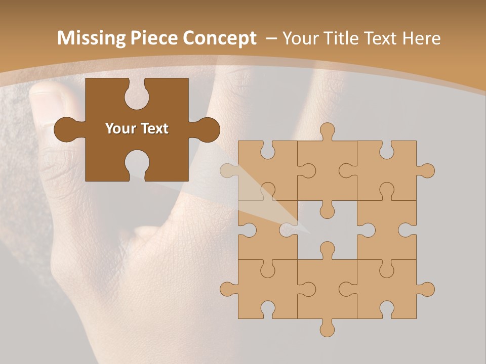 A Man With His Hands On His Face PowerPoint Template