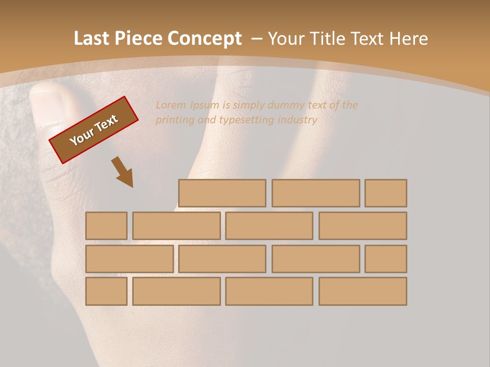 A Man With His Hands On His Face PowerPoint Template