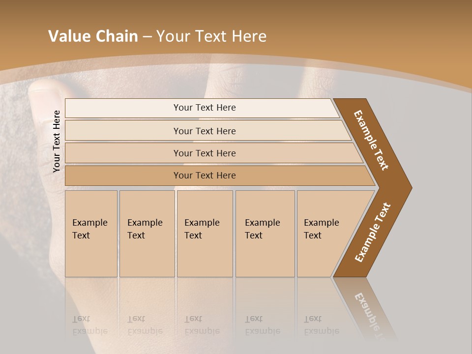 A Man With His Hands On His Face PowerPoint Template