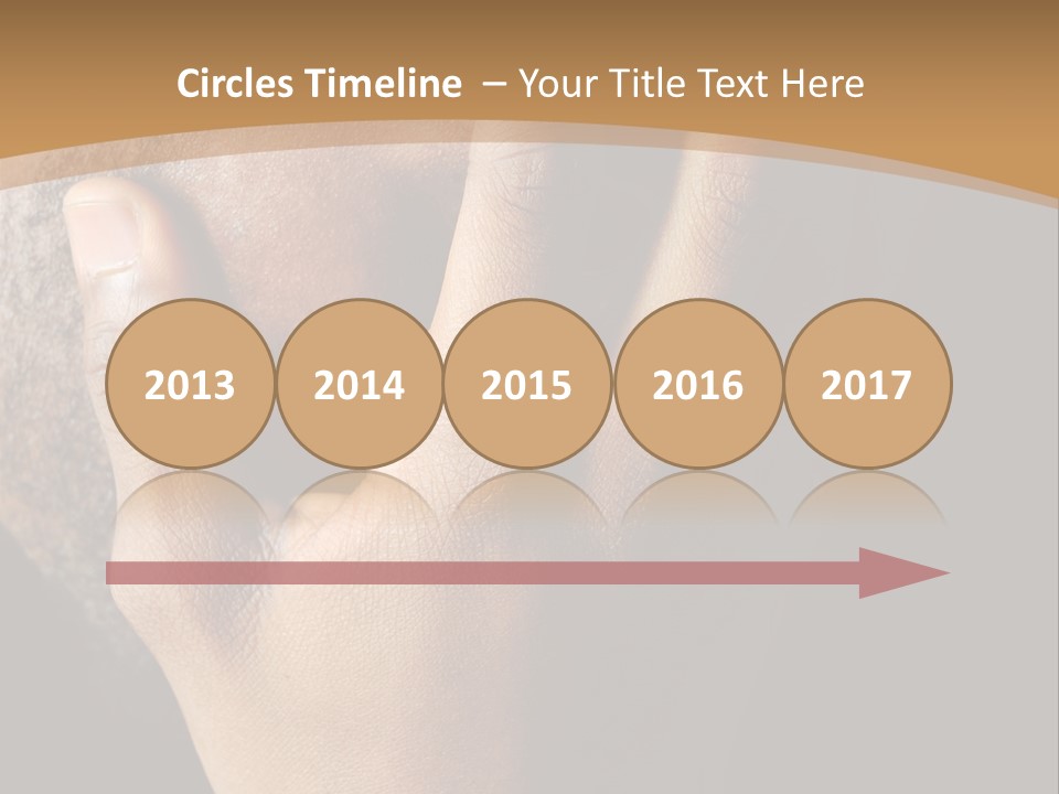 A Man With His Hands On His Face PowerPoint Template