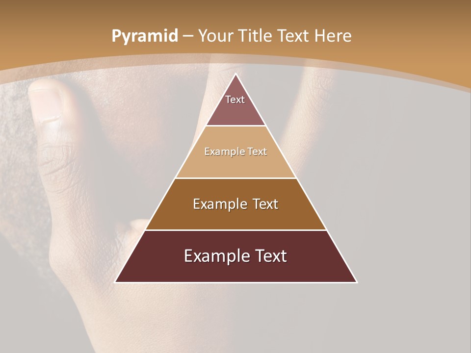 A Man With His Hands On His Face PowerPoint Template