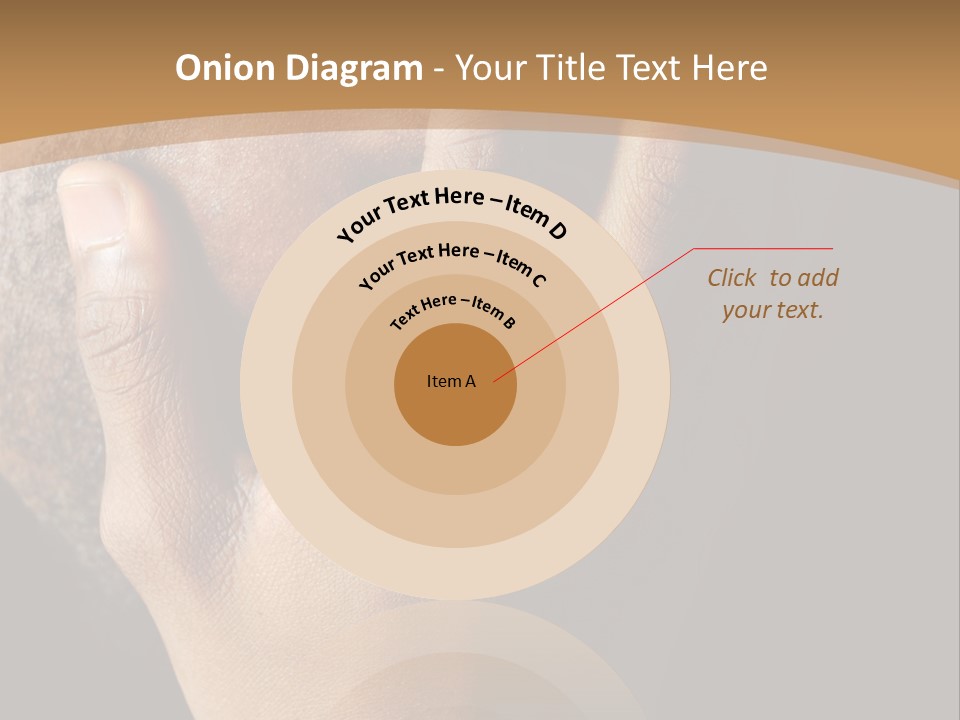 A Man With His Hands On His Face PowerPoint Template