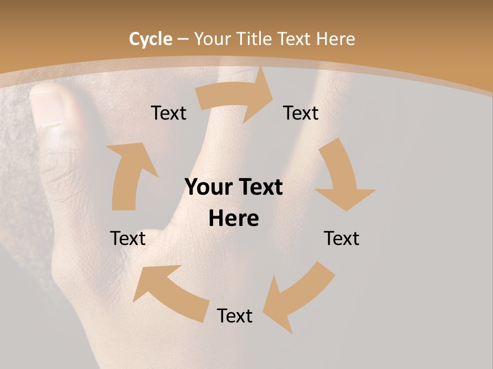 A Man With His Hands On His Face PowerPoint Template