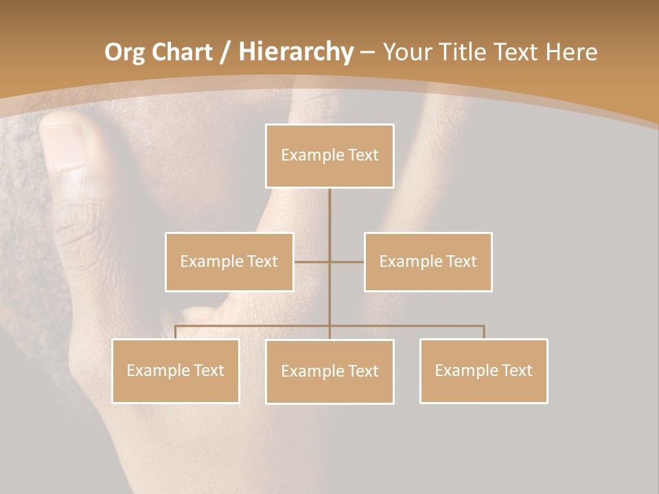 A Man With His Hands On His Face PowerPoint Template