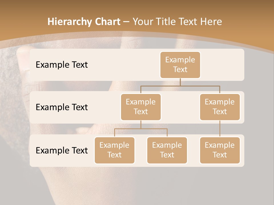 A Man With His Hands On His Face PowerPoint Template