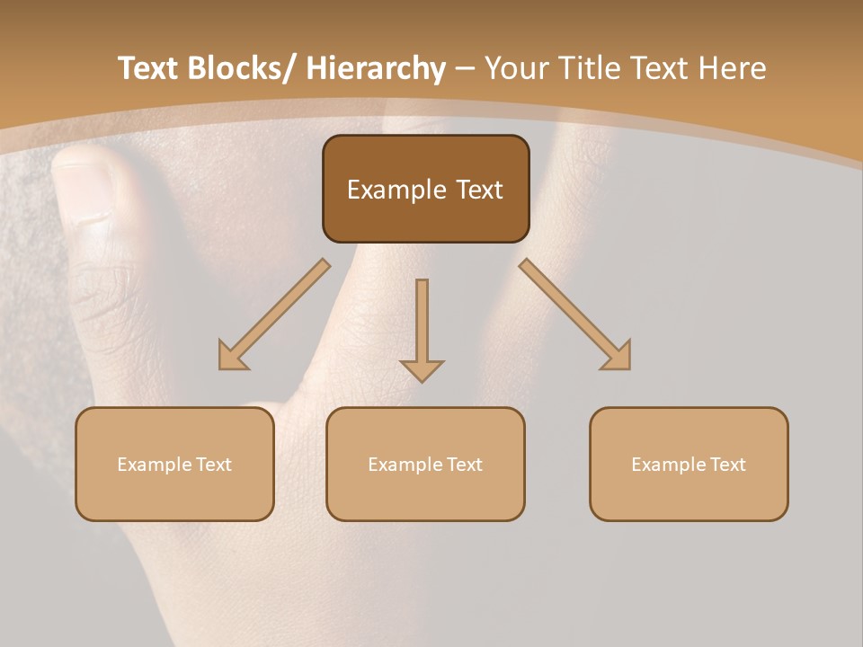 A Man With His Hands On His Face PowerPoint Template
