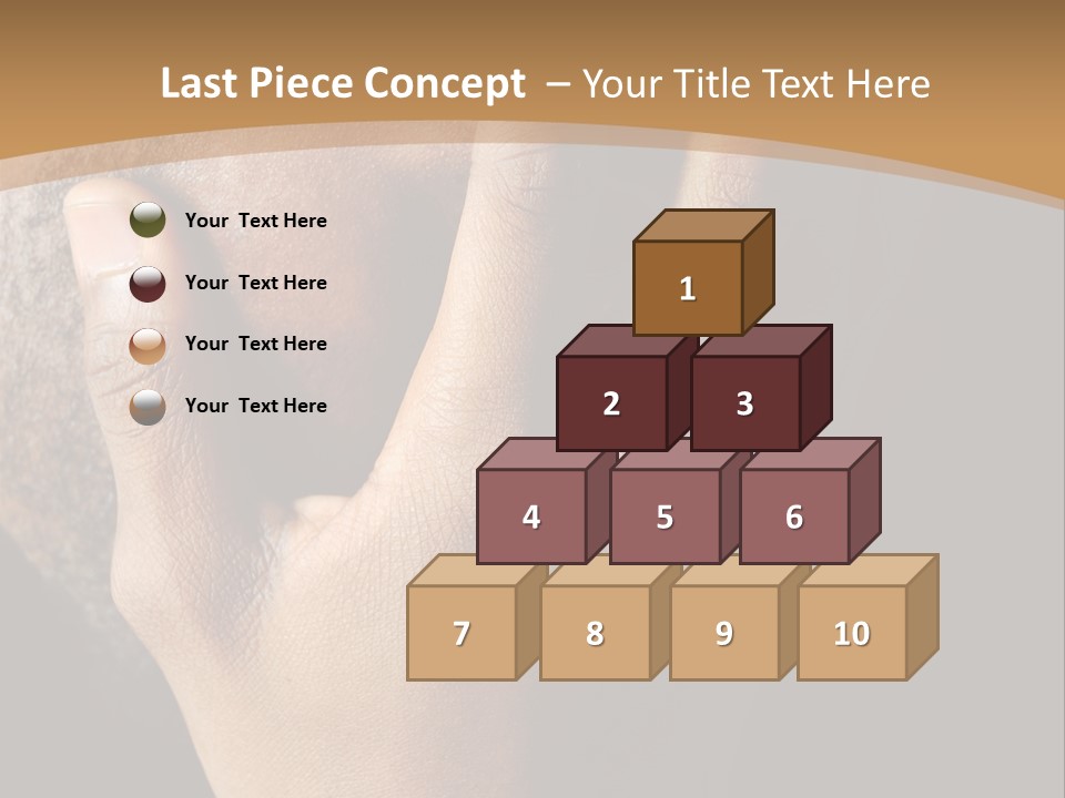 A Man With His Hands On His Face PowerPoint Template